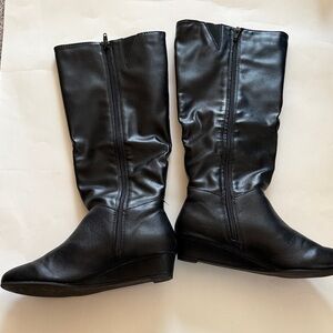 Style & Co. Black Heeled Boots